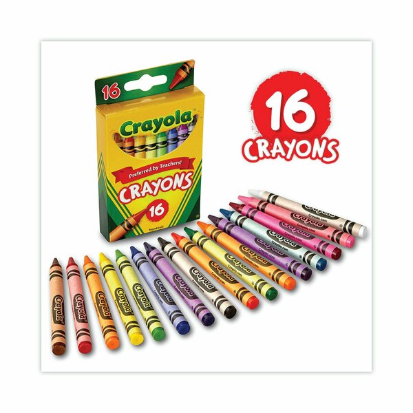 Crayon, Classic Color, Assorted, PK16