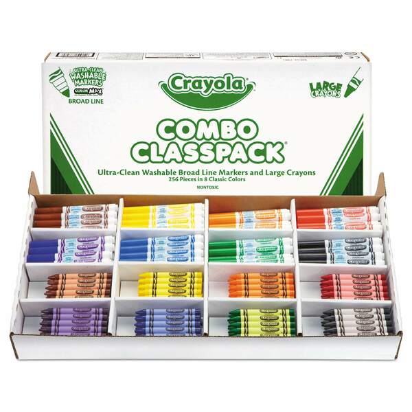 Crayons with Markers, Assorted