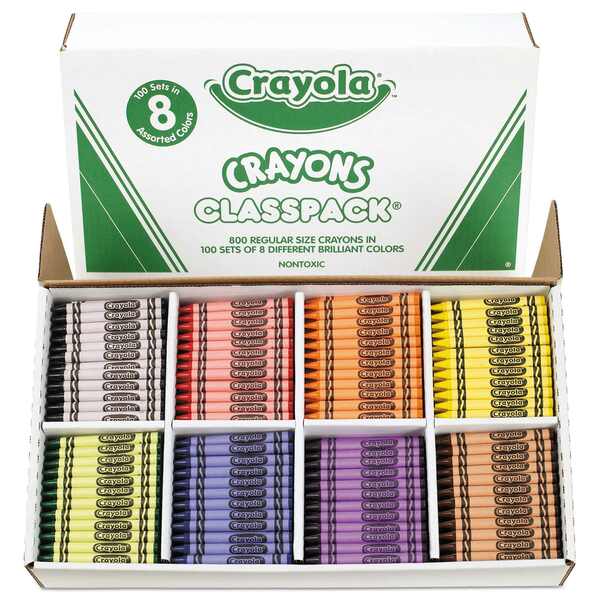 Crayola Classpack Crayon, PK800