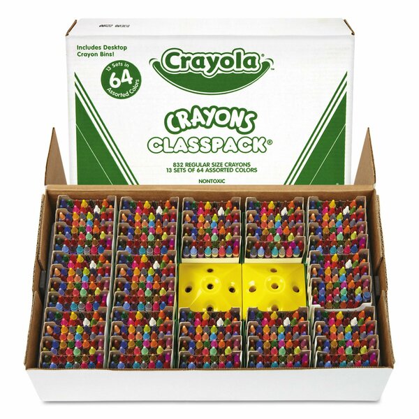 Crayon, Classpack, Assorted, PK832