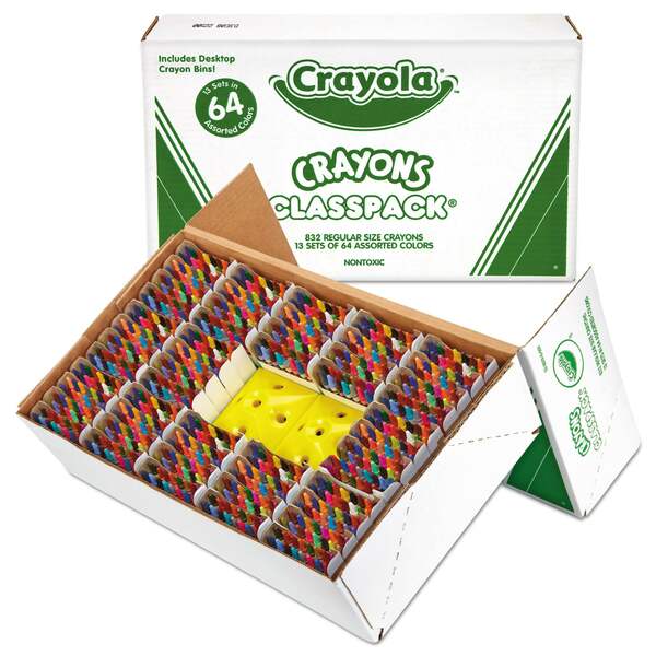 Crayon, Classpack, Assorted, PK832