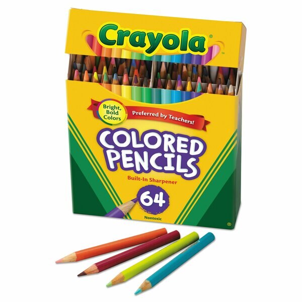 Short Colored Pencils, PK64
