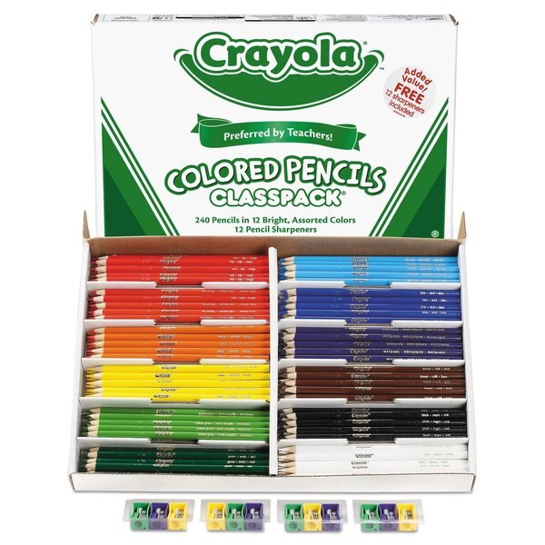 Pencil, Colored, Assorted, PK12