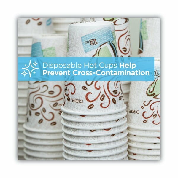 Hot Cup with Lid 12 oz., Pk6