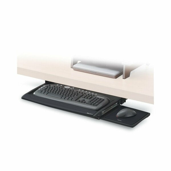 Drawer, Keyboard, Under, Black/Silver