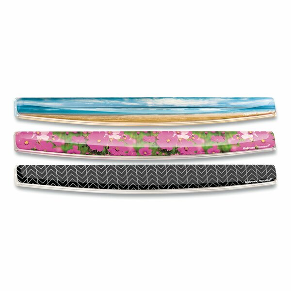 Gel Wrist Rest, 18-9/16x2-5/16, Flowers