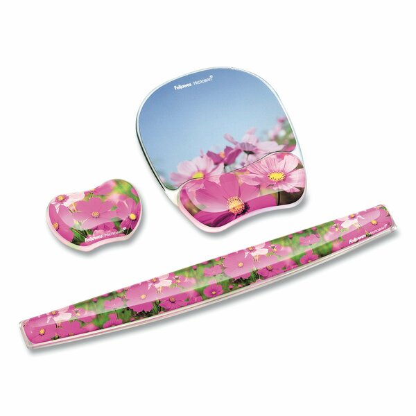 Gel Wrist Rest, 18-9/16x2-5/16, Flowers