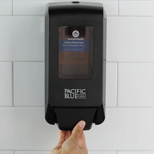 Dispenser, Soap, Manual, Black