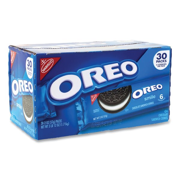Oreo Cookies Single Serve Packs, Chocolate, 2 oz Pack, PK30