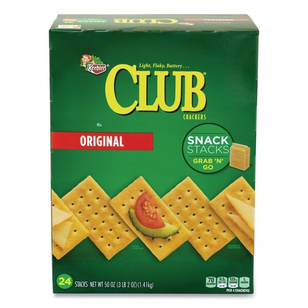 Original Club Crackers Snack Stacks, 50 oz Box
