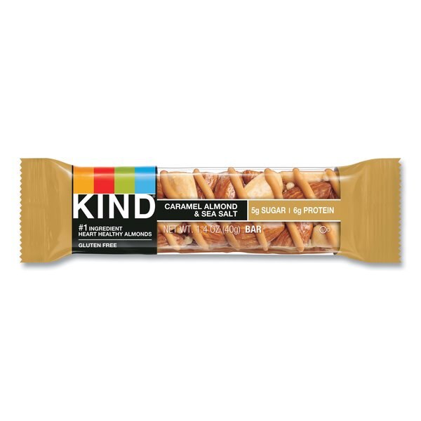 KIND Nut/Spice Bar, Caramel Almond & Sea Salt, 12 PK