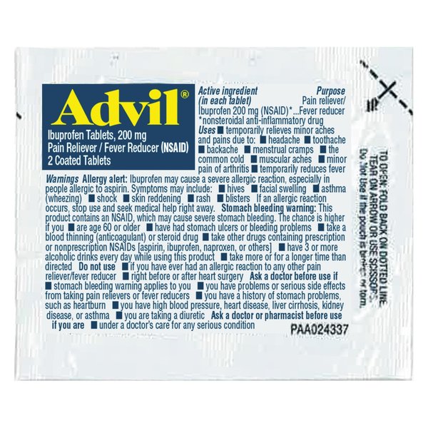 Advil Refill Packs, PK30