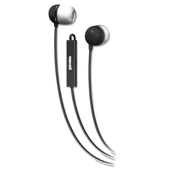 In-Ear Earbuds with Microphone, Black