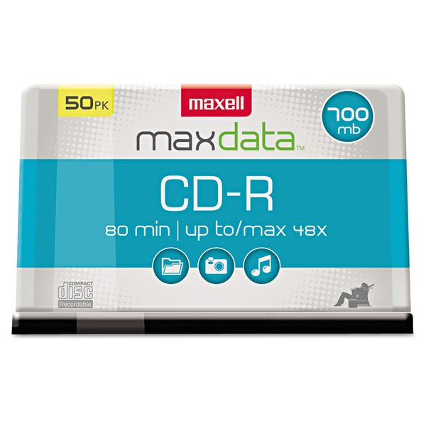CD-RDiscs, 700MB, 48x, Spindle, 50, PK50