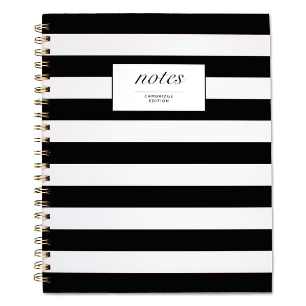 Notebook, Stripes, Hrdcv, Black