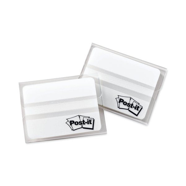 File Tabs, 2x1 1/2, Lined, White, PK50