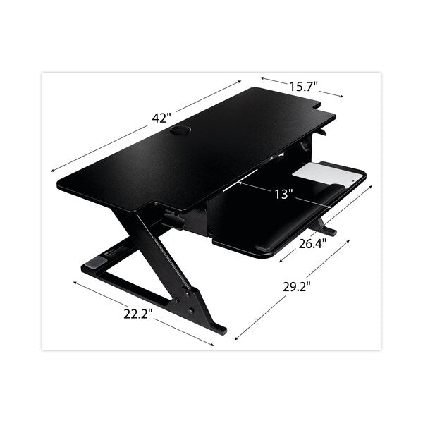 Standing Desk, 23.2 in D, 42