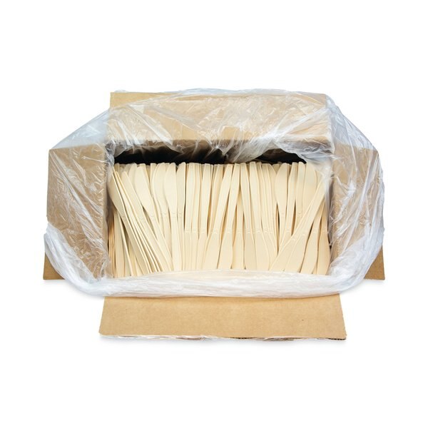 EarthChoice PSM Cutlery, Heavyweight, Knife, 7.5in, Tan, PK1000