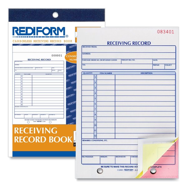 Receiving Record Book, 5 9/16x7 15/16, 3