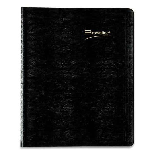 Appointment Book, 8-7/8X7-1/8 in., Black