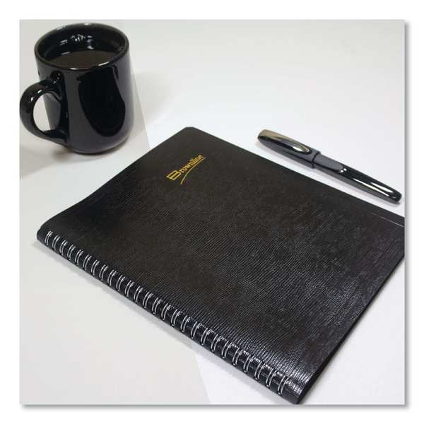 Appointment Book, 8-7/8X7-1/8 in., Black