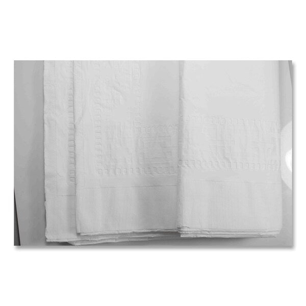 Poly Tissue Table Cover, 54x108, White, PK6