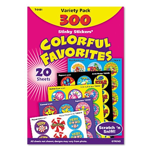 Stickers Pack, Colorful Favorites, PK300