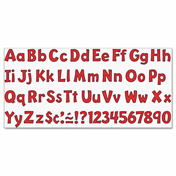 Letters, Upper/Lowercase Combo, Red, PK216