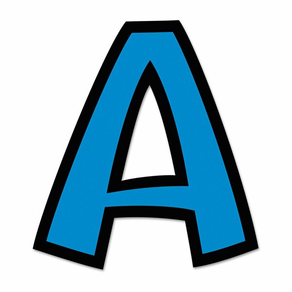 Letters, Upper/Lowercase Combo, Blue, PK216