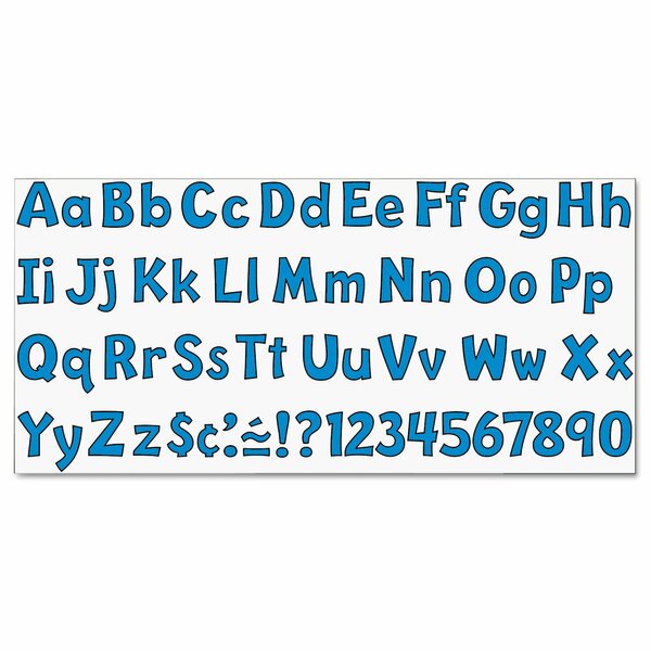 Letters, Upper/Lowercase Combo, Blue, PK216