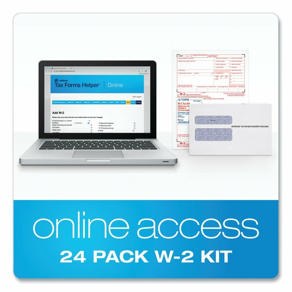 W-2 Tax Forms Kit, PK24