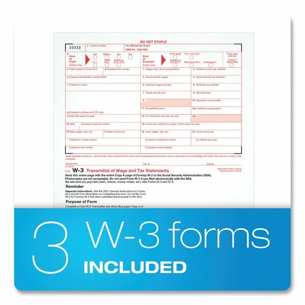 W-2 Tax Forms Kit, PK24