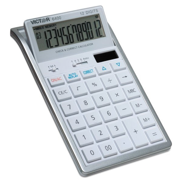 Desktop Calculator, 12-Digit, Wh
