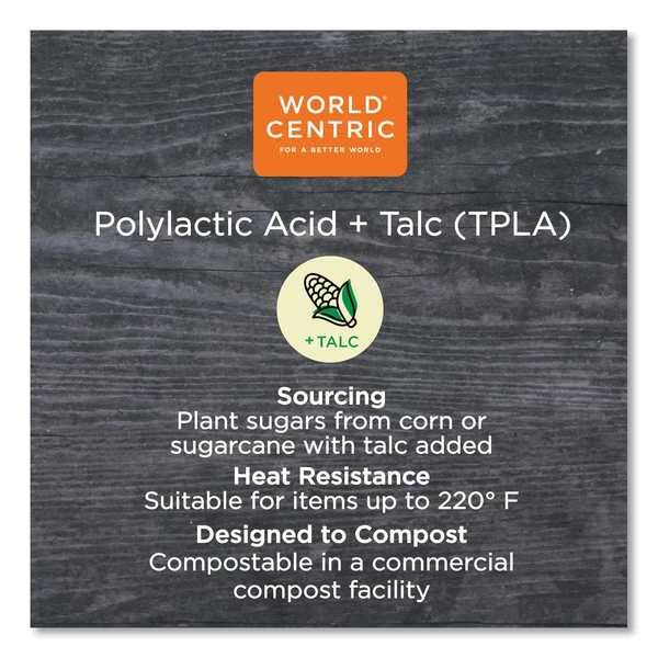 TPLA Compostable Cutlery, Knife, 6.7