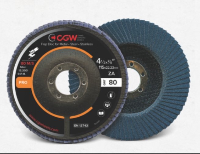 Flap Disc, 4.5x5/8-11, T29, Z-PC, Reg, 80G