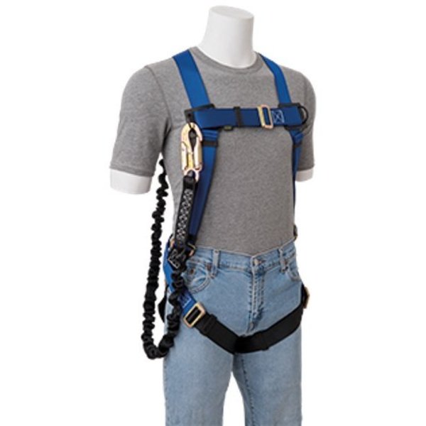 Full Body Harness with Lanyard, Vest Style, Universal