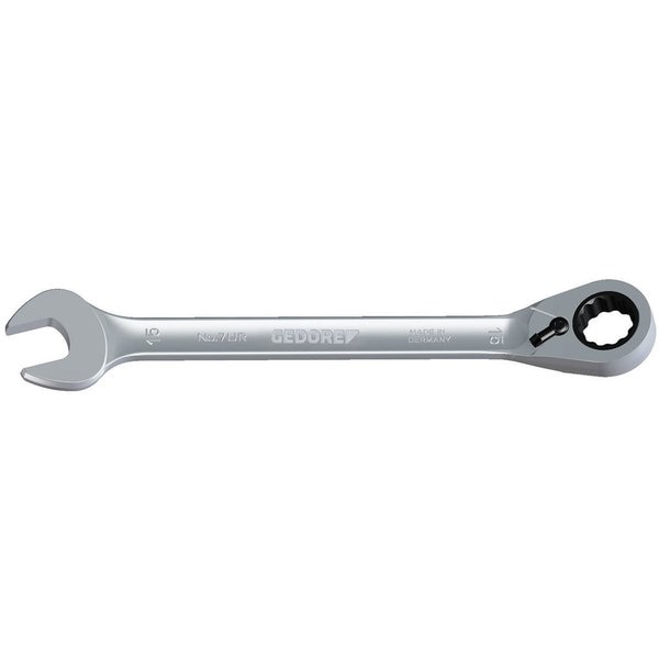 Combination Ratchet Wrench Set, 8-19mm, Number of Pieces: 12