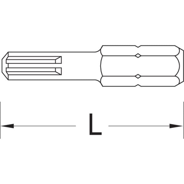 Screwdriver Bit, 1/4