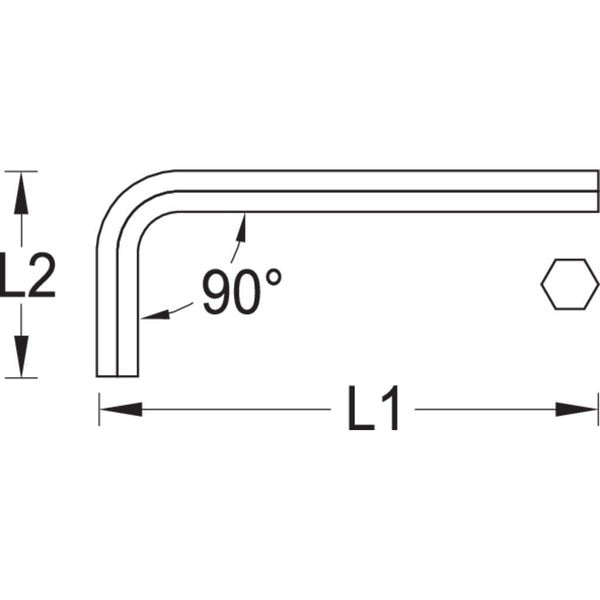 Hexagon Allen Key, 17mm