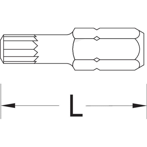 Screwdriver Bit, 1/4