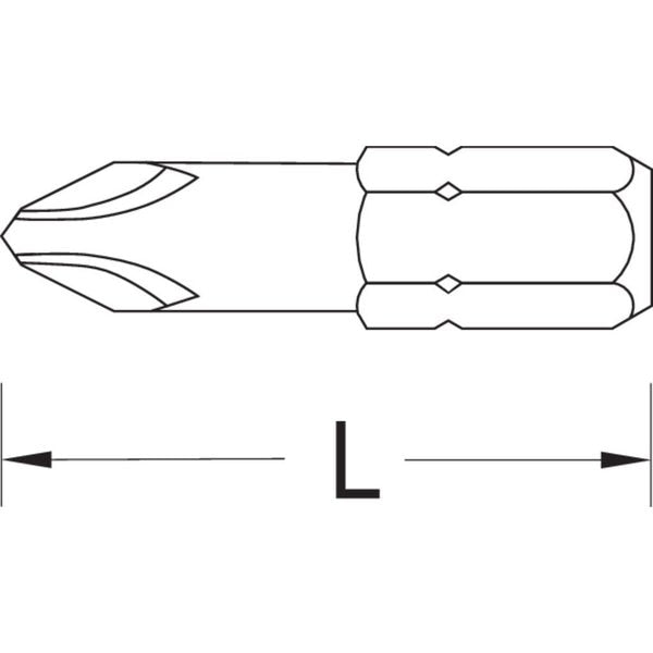 Screwdriver Bit, 1/4