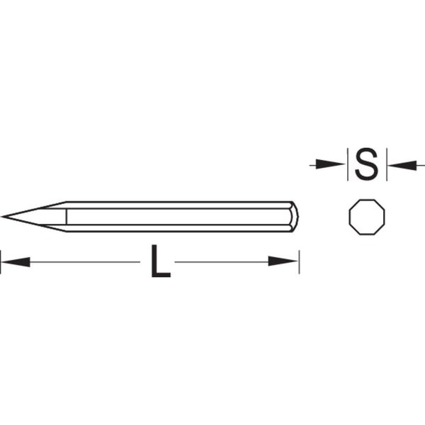 Point Chisel, 400 x 18mm