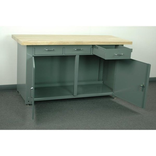 Cabinet Workbench W/ Drawers