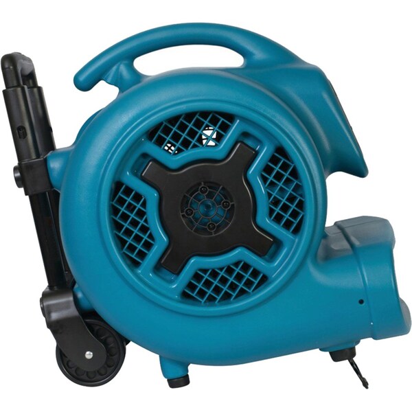 1 HP, 3600 CFM, 8.5 Amps, 4 Positions, 3 Speeds Air Mover with Telescopic Handle and Wheels