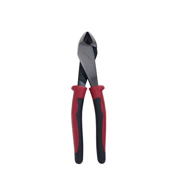 8 1/8 in High Leverage Diagonal Cutting Plier Standard Cut Oval Nose Uninsulated