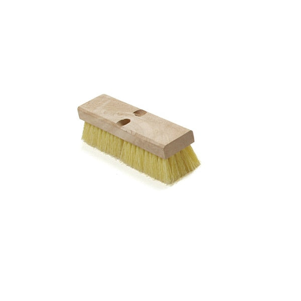 Deck Scrubber, Yellow, 12 in L Overall
