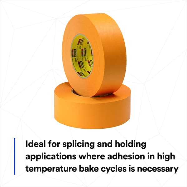 Masking Tape, Orange, 60 yd., PK36