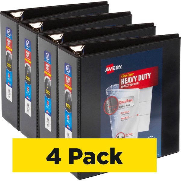 Heavy-Duty View Binder, 4