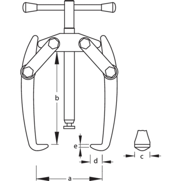 Battery-Terminal Puller, 2-Arm Pattern