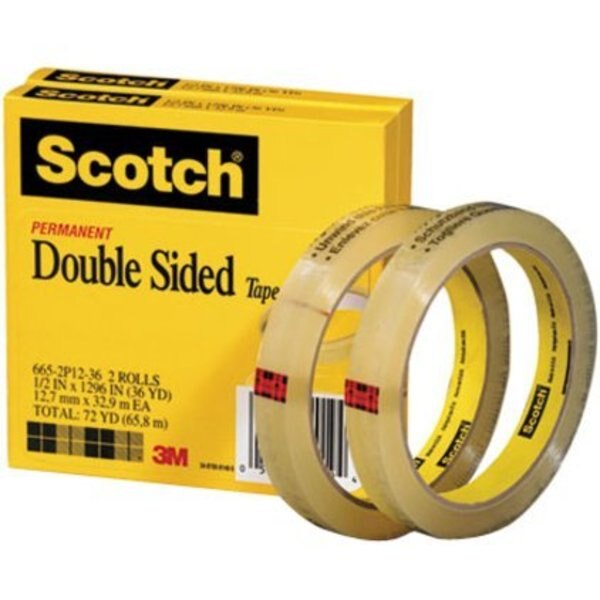 Double Sided Tape, 665-2P12-36, PK12